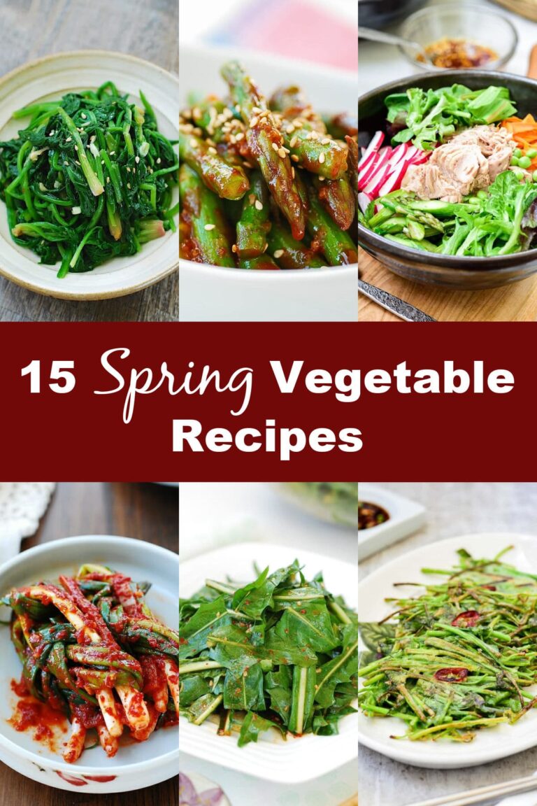 15 Spring Vegetable Recipes – Korean Bapsang